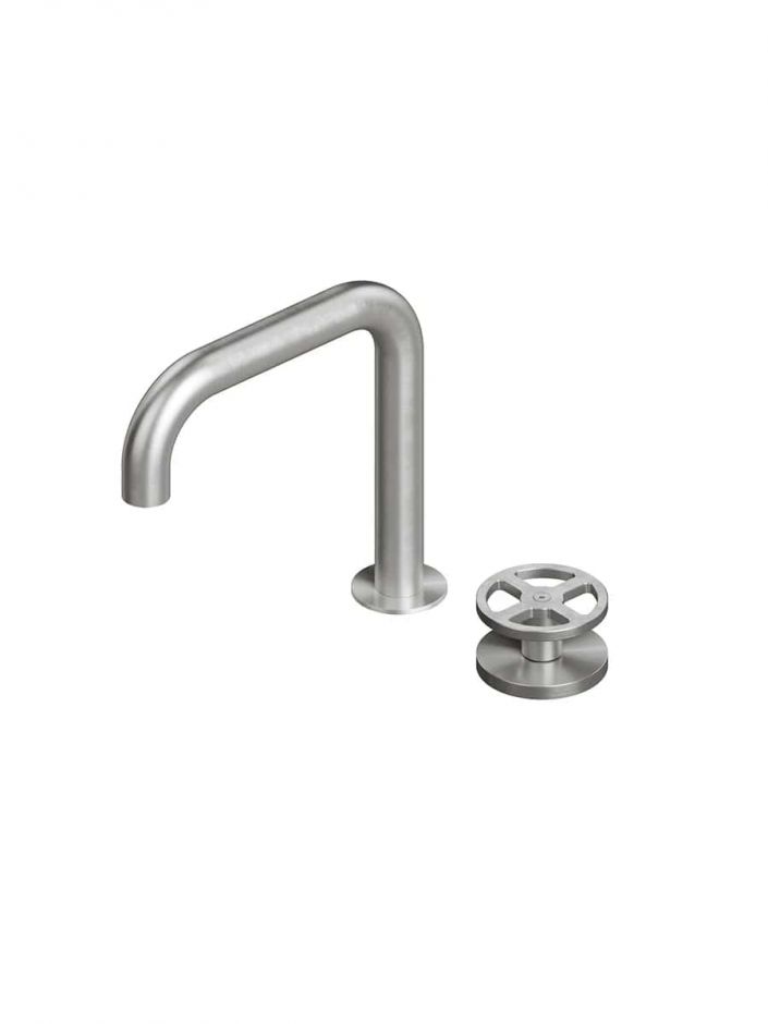 Изображение Смеситель для раковины Quadro design Valvola02 20 31 встраиваемый настольный