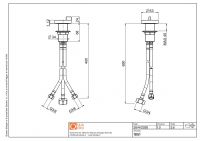 Рычаг гидропрогрессивного настольного смесителя Quadro design Q 18 51 схема 4