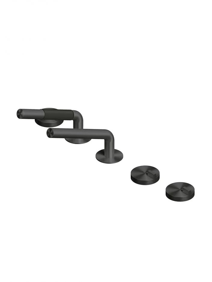 Смеситель на борт ванны Quadro design Q 18 98 с душем и изливом ФОТО