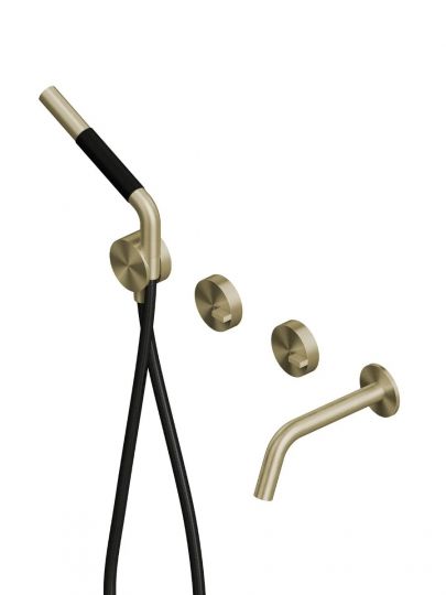 Смеситель для ванны и душа Quadro design FFQT 18 69 с изливом схема 2