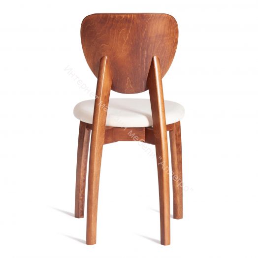 Стул DIAMANTE мягкое сидение / 1 шт. в упаковке бук, 42x42x85см, коричневый, ткань Tenerife Cream