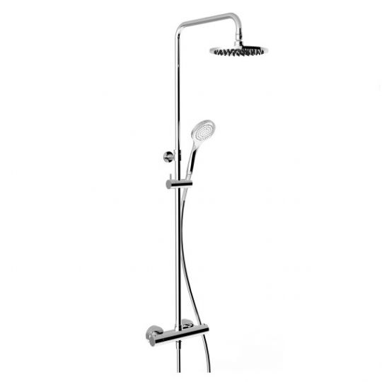 Душевая колонна с круглым тропическим душем Gessi Minimalistic Shower 3517 схема 6