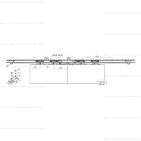 Комплект фурнитуры Krona Koblenz 0550-50/80/120 установка