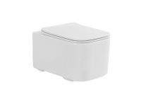 Унитаз подвесной безободковый Aquatek Квадро AQ1515T-00 c системой смыва Tornado схема 1