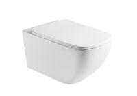 Унитаз подвесной безободковый Aquatek Медея AQ1537T-00 c системой смыва Tornado схема 4