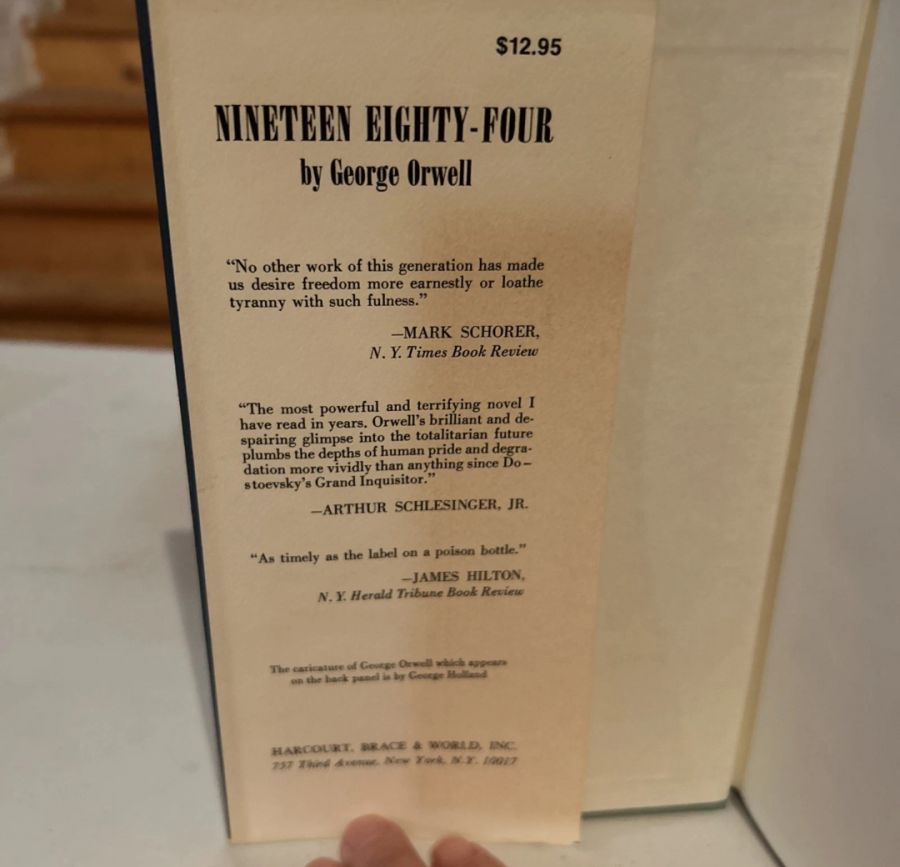 1984 by George Orwell первое издание 24й тираж