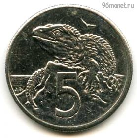 Новая Зеландия 5 центов 1987