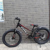 Велосипед 24" х 3.0" алюминиевый спицы детский полуфэт Kenli BlRd