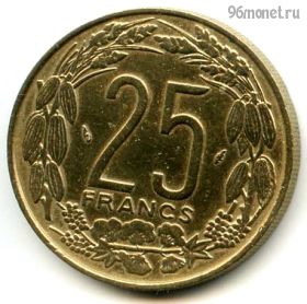 Центральная Африка 25 франков 1975