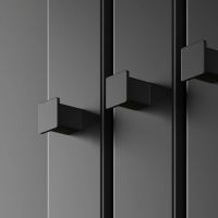 Полотенцесушитель с крючками Broner Moot Long Bath MBS.EL.30.018.180.0000 электрический 30х30 180 мм схема 1