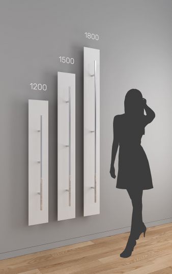 Дизайнерский полотенцесушитель Broner Vector V C.EL.1750.200 электрический 200 мм схема 13