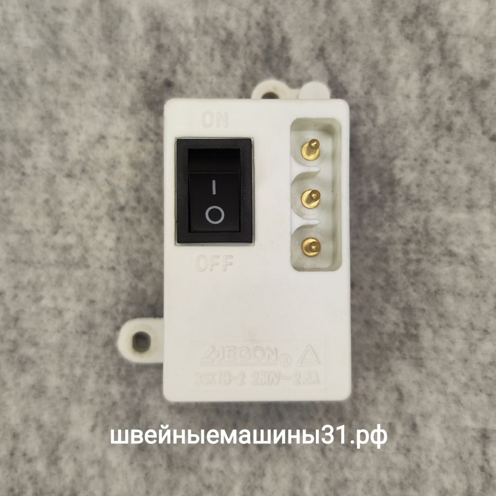Вход электропитания Jegon, разъём Dragonfly, AstraLux, Merrylock, Necchi, Comfort и др.     Цена 450 руб.