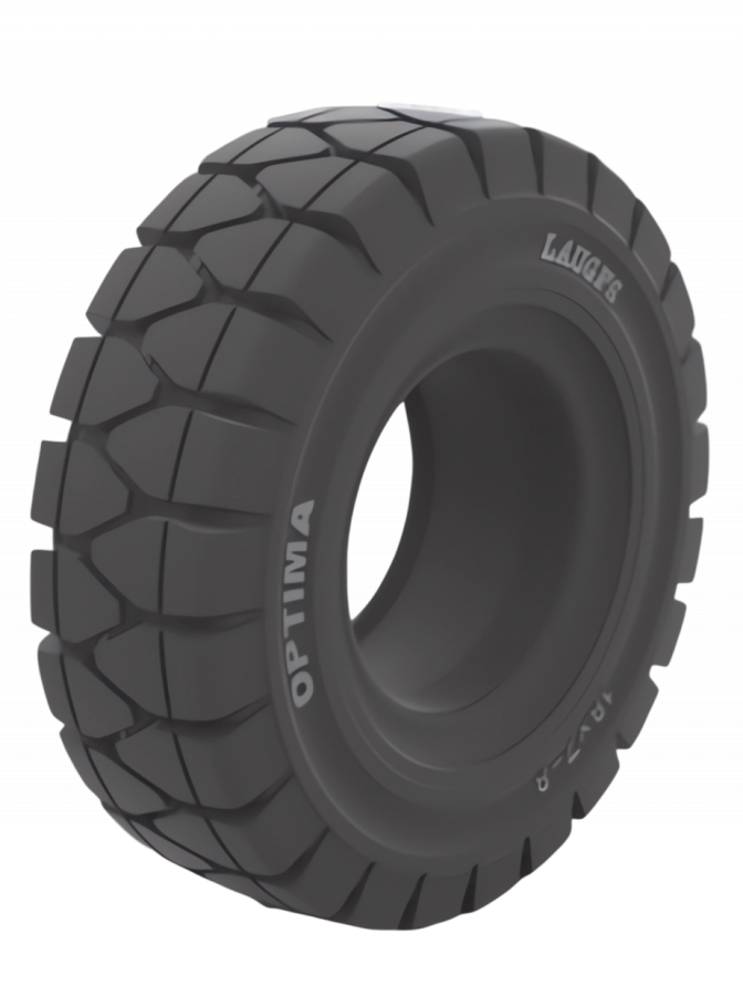 Шина цельнолитая 300-15 OPTIMA TR LAUGFS (с буртом)