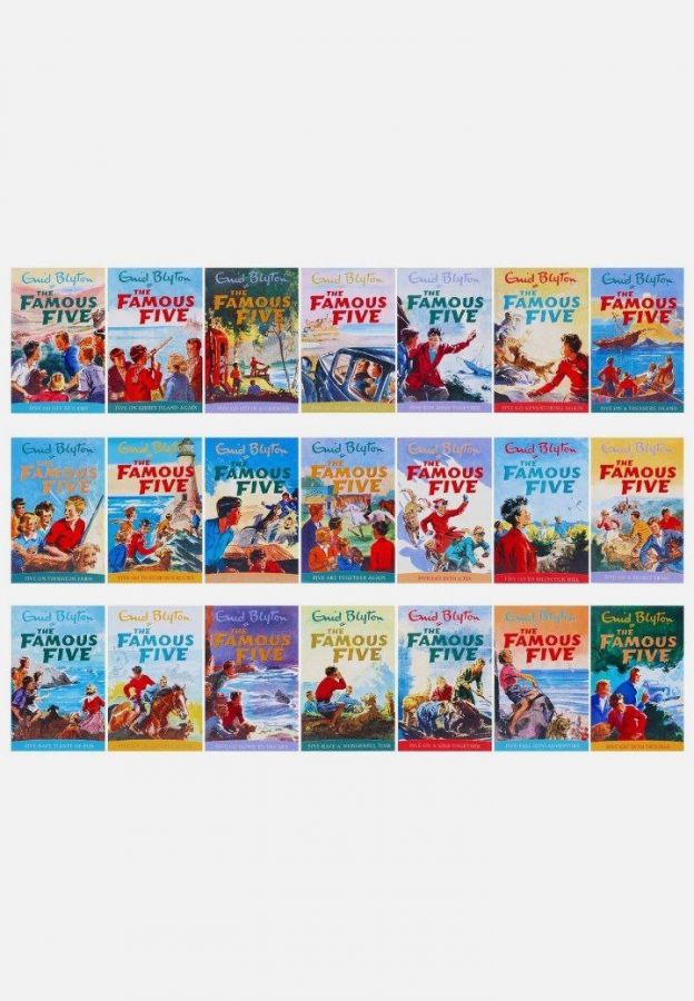 Famous Five 21 Books Box Set by Enid Blyton - Ages 9-14 - Paperback Популярные книги для подростков
