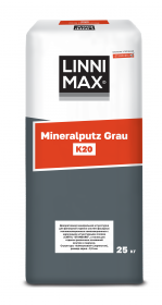 Состав Штукатурный Фасадный Linnimax Mineralputz Grau 25кг / Линнимакс Минералпутц Грау