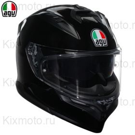 Шлем AGV K7 Mono,чёрный глянец