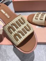 Шлепанцы MIU MIU Premium