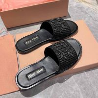 Шлепанцы MIU MIU Premium