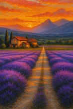 Фон стена "Lavanda"