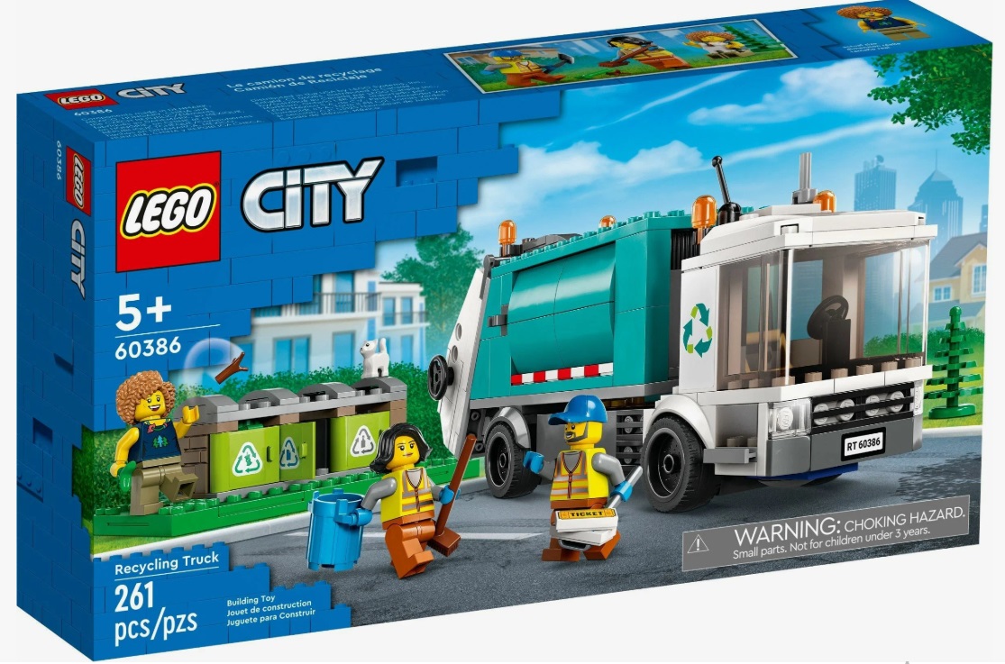 Lego City Лего 60386 Грузовик переработки отходов