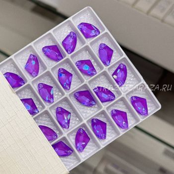 DeLuxe Пришивные Стразы Purple_Velvet_SHINE Галактик 9*14 мм