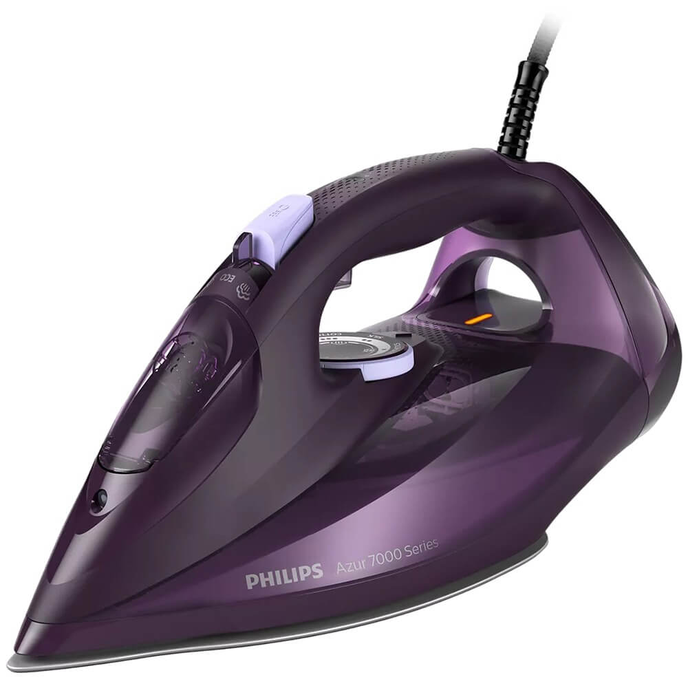 Утюг паровой HV Philips Azur 7000 Series DST7051/30, темно-фиолетовый