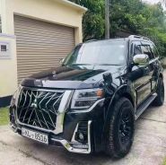 Бампер передний, тюнинг вариант на Mitsubishi Pajero 4