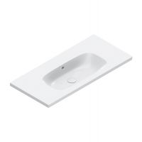 Раковина 100x46 встраиваемая/подвесная Catalano Alvea без отв. под смеситель покрытие Cataglaze+ цвет белый глянцевый 621010001 схема 1