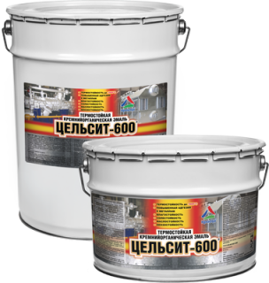 КрасКо Цельсит-600 серебристый, объем 20 кг.