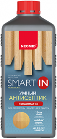 Декоративный Антисептик-Концентрат (1:9) Neomid Smart In 1л Морская Галька для Древесины без Запаха / Неомид Смарт.