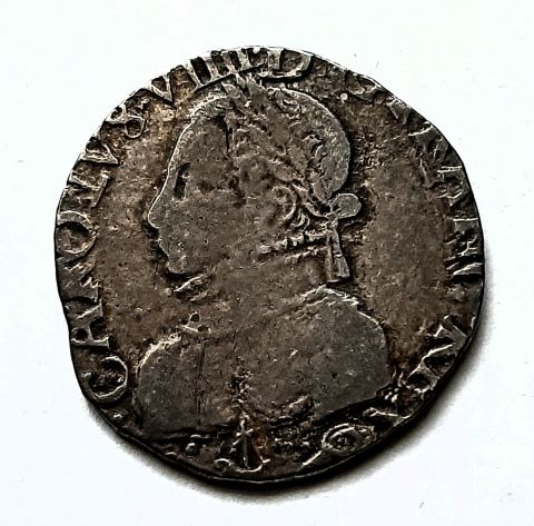1/2 тестона 1568 Франция RARE Бордо AUNC