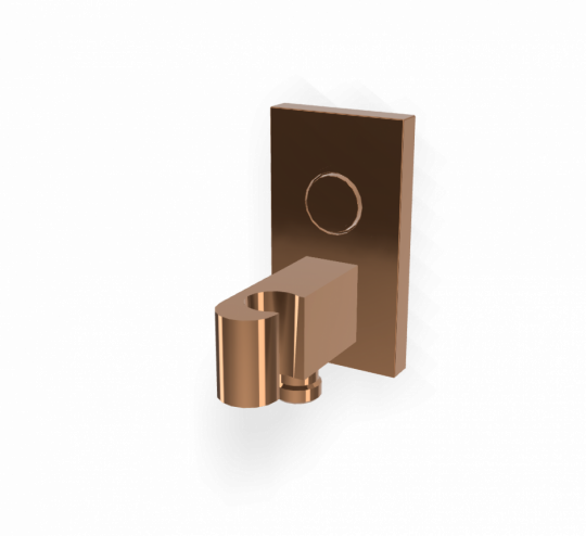 Держатель для душа из латуни с подводом воды 1/2 Fima Сarlo frattini Switch F5924/1 схема 11