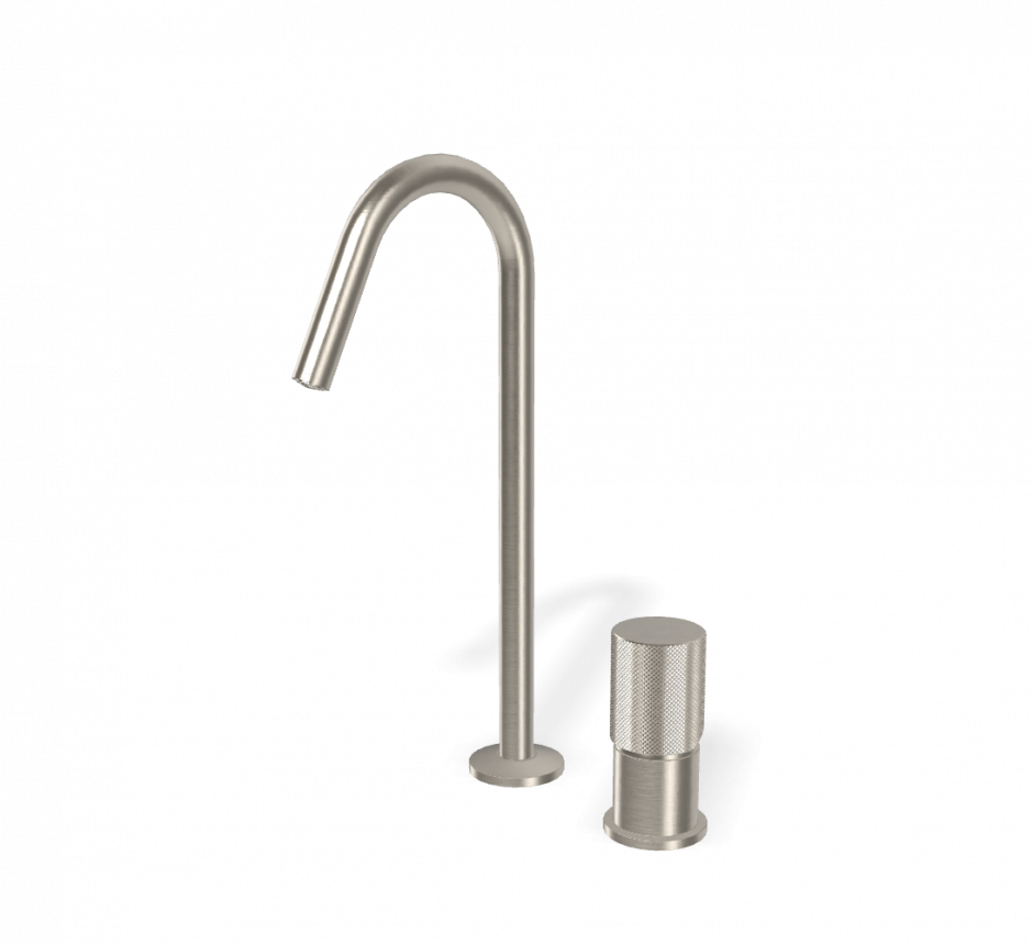 Fima carlo frattini Spillo Tech смеситель для раковины с вращающимся изливом 125мм  F3271TNC ФОТО