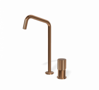 Fima carlo frattini Spillo Tech смеситель для раковины с вращающимся изливом 160мм F3271TNDG схема 11