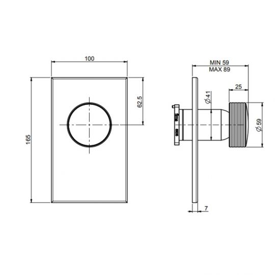 Fima carlo frattini Texture collection смеситель для ванны/душа F5609E1 схема 4 Fima carlo frattini Texture collection смеситель для ванны/душа F5609E1 схема 4