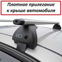 Багажник на крышу Hyundai Solaris 2011-17 sedan, ЕД, аэродинамические дуги