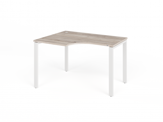 RTD072-MK-120L Стол угловой на металлокаркасе левый 1200х900х750