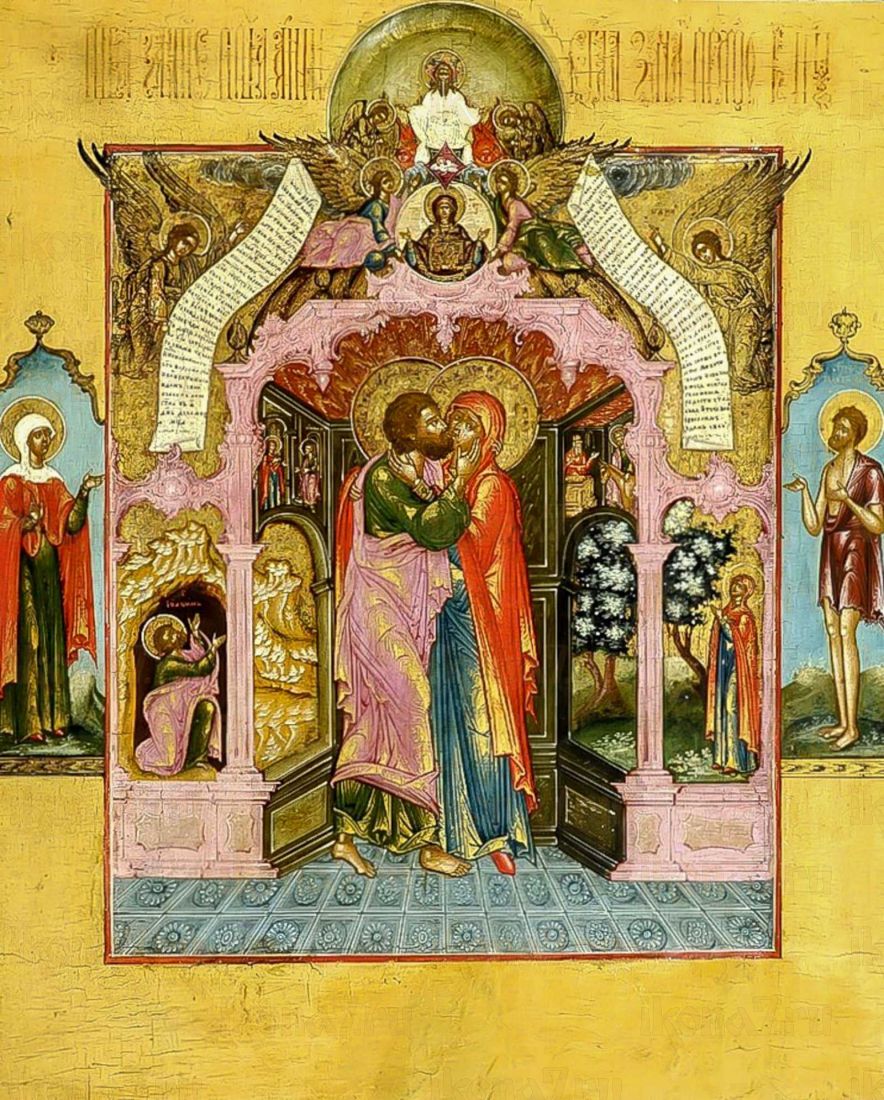Икона Зачатия: Символ Благословения и Надежды (рукописная)