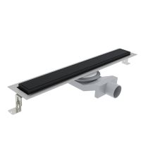 Трап душевой Plumberia Selection PS IN-TILE PST100 6x100 решетка нержавеющая сталь схема 3