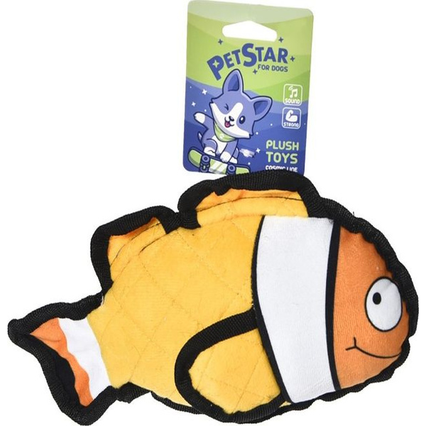 Игрушка для собак Pet Star Рыбка Клоун с пищалкой
