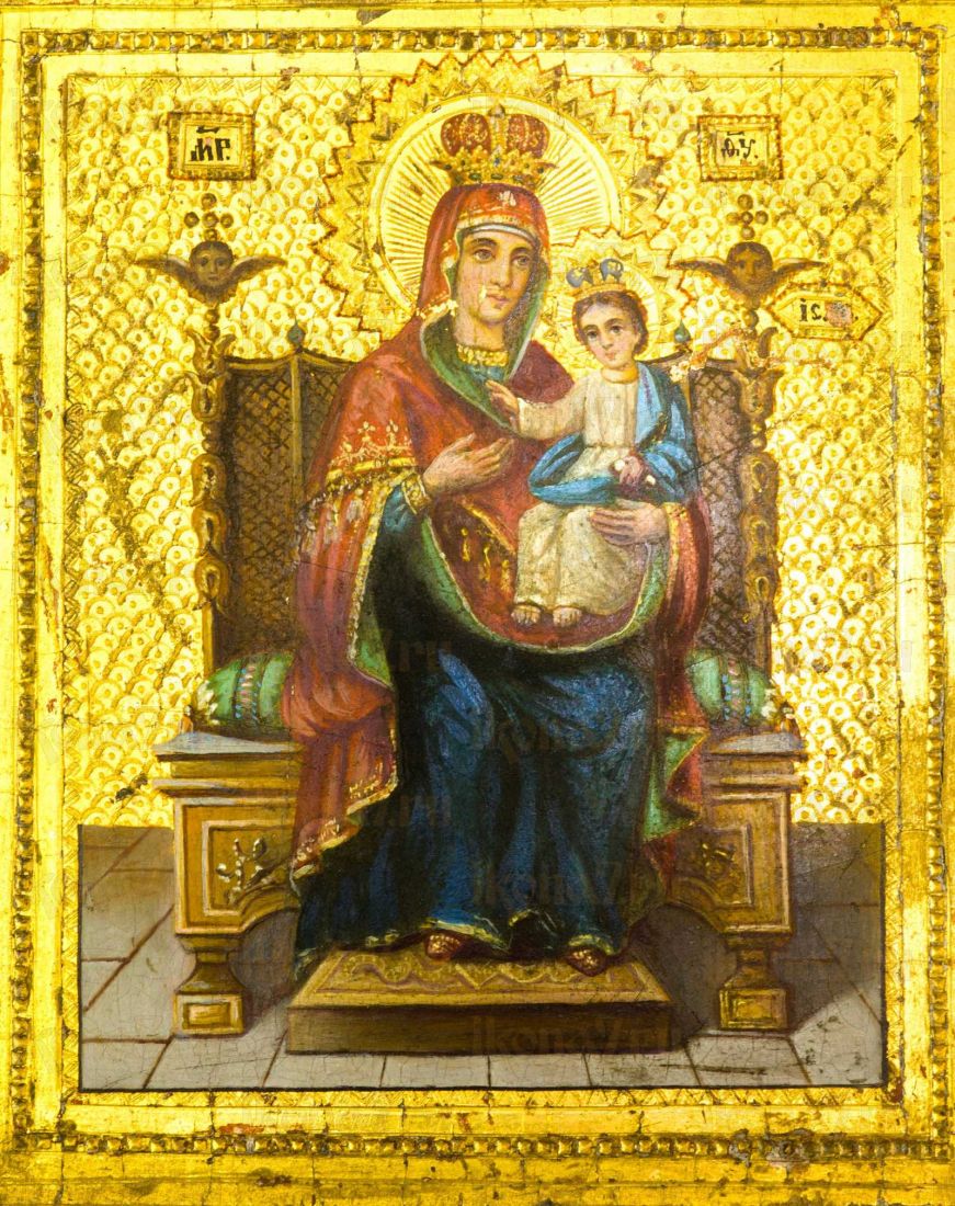 Испанская икона Божией Матери (рукописная)