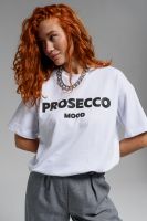 8506/1 Футболка женская оверсайз [белый+PROSECCO]