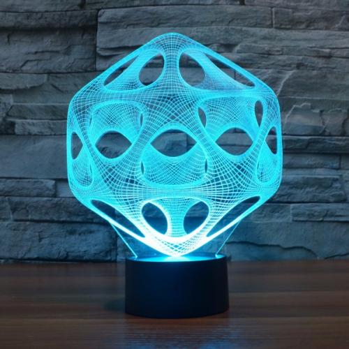 3D Светильник семицветный Оптическая иллюзия оптом