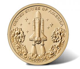 Шаттл. Флорида 1 доллар США 2025  Инновации Монетный двор на выбор