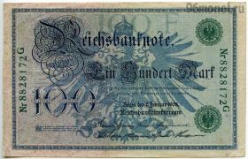 Германия 100 марок 1908