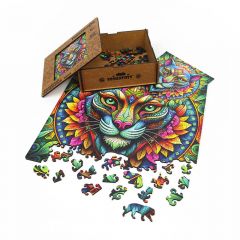 Деревянный пазл Пантера