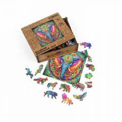 Деревянный пазл Слон от Yoshatoys