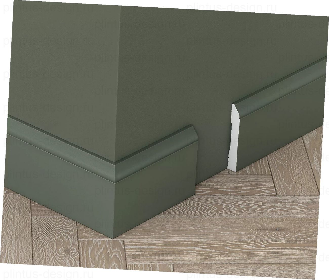 PX030 Cosca плинтус экополимер, 82х13, 2000 мм