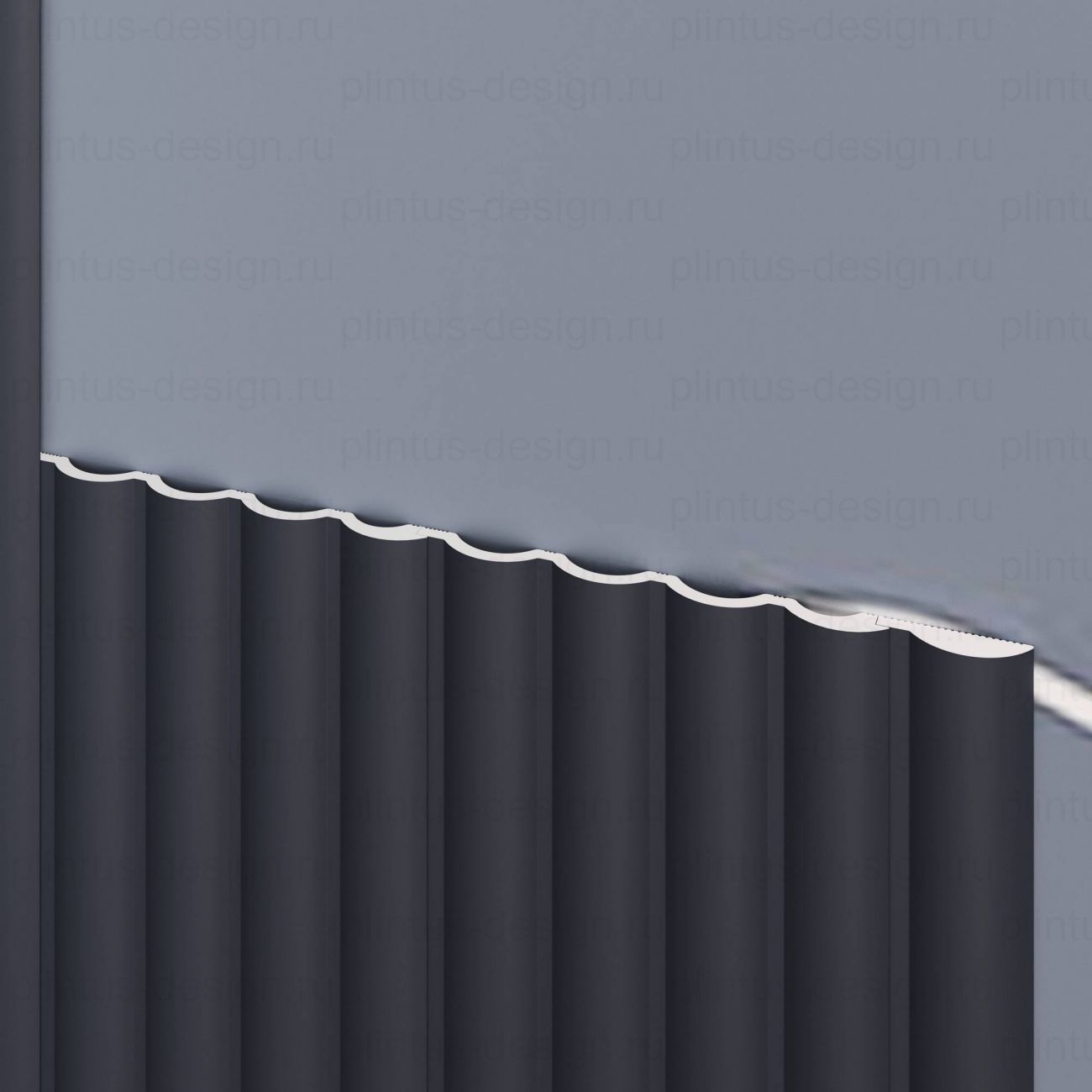 MF006 Молдинг финишный экополимер, 35х12, 2800 мм