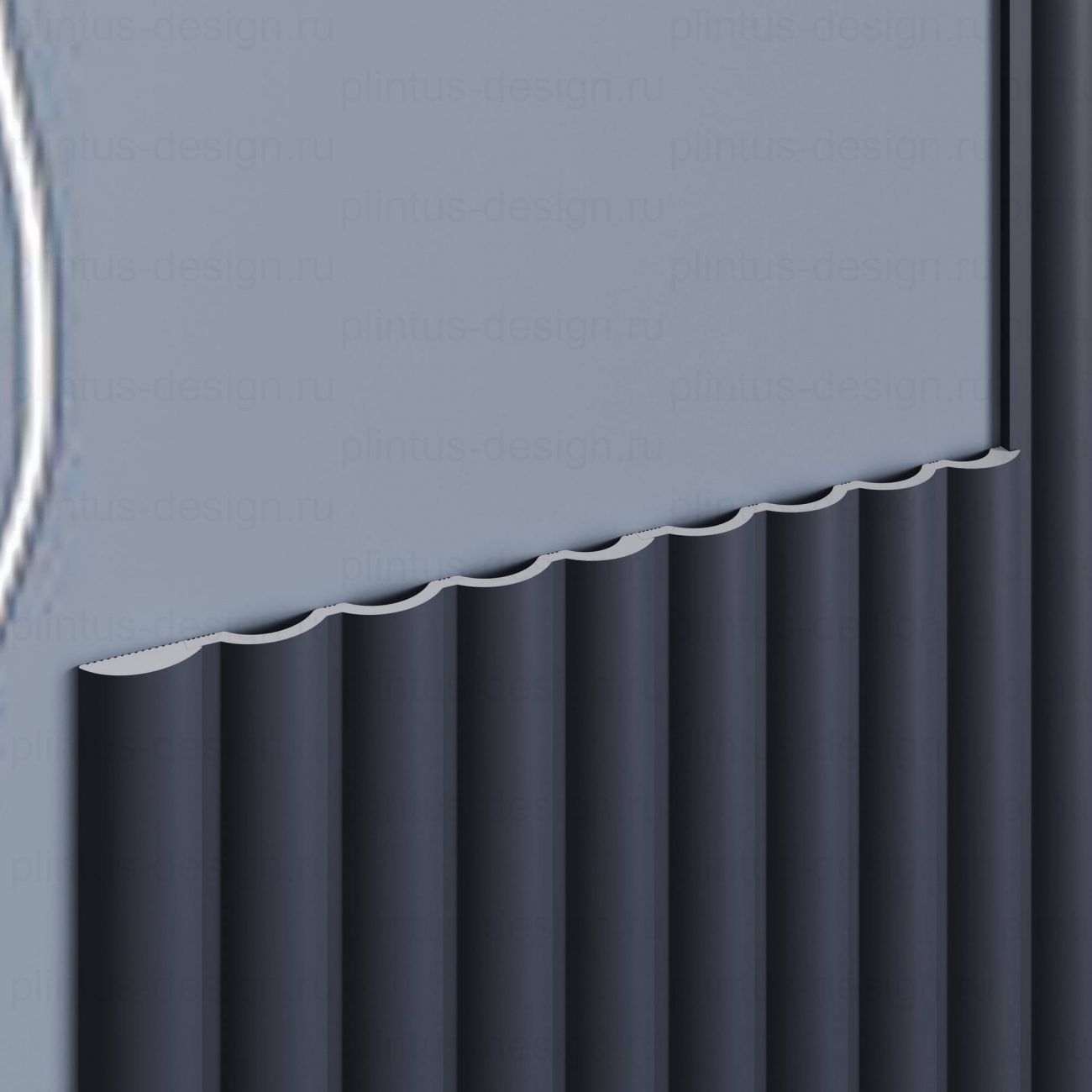 MF006 Молдинг финишный экополимер, 35х12, 2800 мм